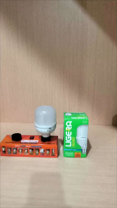 Pack 4 PC Lampu LED LIGERA SILVER 20W Bulb Cahaya Putih 6500K Fitting E27