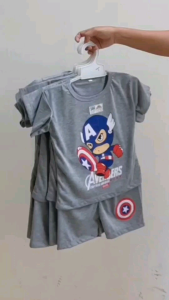 Setelan baju anak SUPERHERO size 1-7th