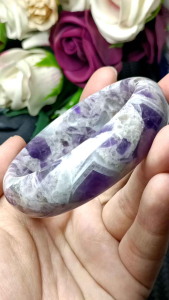Dream Amethyst Stone bangle 55mm 梦幻紫水晶手镯 55mm
