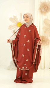 Mukena Anak Bordir Coquette Pita Model Terbaru