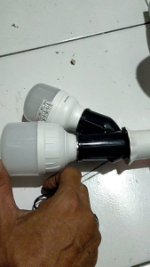 Fitting Lampu Tarik 2 Lampu / Fiting Tarik