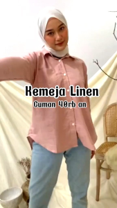 Kemeja Wanita Kemeja Olivia Over Size Kemeja Wanita