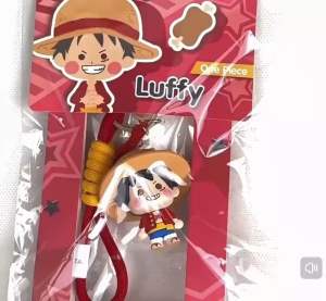 One Piece Anime Straw Hat Pirate Crew Keychains Bag Charm Trinket Action Figure | Monkey D Luffy Roronoa Zoro Sanji Nami Usopp Chopper