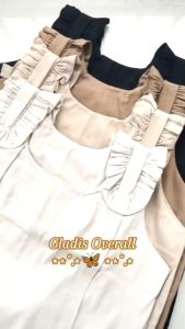 (COD) Overall Wanita Terbaru Bahan Twill Strecth Premium - Gladis Overall-Dress wanita terbaru