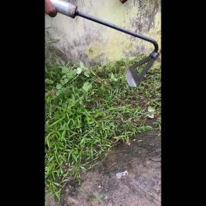 Paket 2 PCS Cangkul Model Lubang Tengah & Sekop Tanaman - Cangkul Garuk Rumput Liar Bahan Full Besi