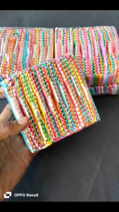 1 Pak Kertas Krep Potong Warna Kertas Dekorasi