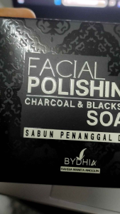 TERPALING VIRAL SABUN ARANG ORIGINAL HQ BYDHIA CHARCOAL BLACKSEED FACIAL POLISHING SOAP PENANGGAL DAKI PEMUTIH PENCERAH KULIT