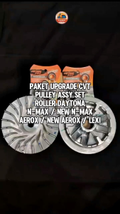 Pulley Custom MSL Motor 13.8 N Max Aerox dan Roller Daytona 7 Sampai 13 Gram