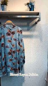 Kemeja Falisha Motif Blouse Rayon Wanita LD 120 Atasan