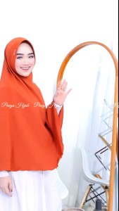 Hijab Khimar Cringcle Airflow Pad Non Tali