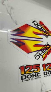 Bộ tem FX 125 hàng nhập Thái Lan chất lượng cao dành trang trí riêng cho dòng xe này tem nổi màu sắc rất đẹp và bền giá bán cực tốt bán lẻ như bán sỉ