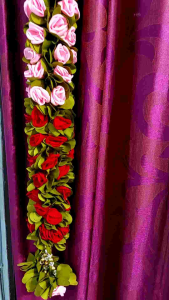 Rose Petal Toran Rose Thoran M Shape Malai For Entrance Door Wedding Hall Decor Festive