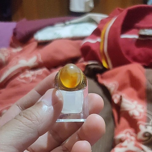 Cincin Akik Mewah Berkelas Batu Biduri atau Moonstone