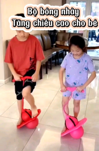 [Tặng Kèm Bơm] Bóng Nhảy Tăng Chiều Cao Nhún Nhảy Cho Bé Chịu Trọng Tải Đến 100kg