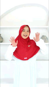 Bergo Plain LAURA: Jilbab Miulan Dewasa Bergo Plain & Kerudung Couple Ibu dan Anak Terlaris