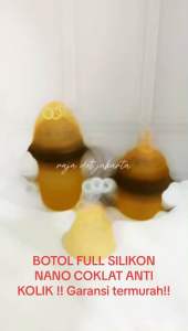 Botol susu bayi full silicone anti pecah / botol susu silikon lucu / botol susu viral