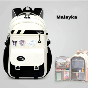 Tas Ransel Sekolah Anak Perempuan Model Kulkas Kuromi Melody Cinnamoroll