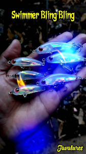 UMPAN HAMPALA SWIMMER FLASHER BLING BLING