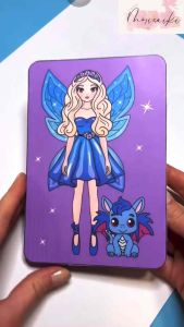 Paper Doll Buku Aktivitas Anak Bongkar Pasang Usia 2-5 Tahun | Busy Book | Squishy Book | Quiet Book