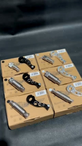 Tuas Paha Rem Depan CNC Ziegi Custom Vespa Super Sprint Pts Px Excel Dsb Hitam & Polish Dural CNC Pnp