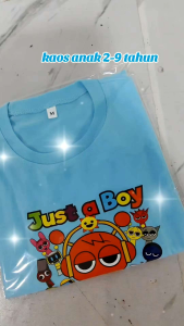 Kaos Anak Laki-Laki Just A Boy Who Love Sprunki