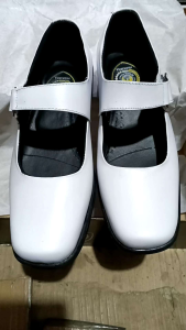 sepatu pantofel paskibra wanita kulit hitam