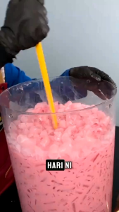 Strawberry Milk Powder 1KG Mukmin Rich | Premium Beverage Powder for Air Balang Sticky Milk Iced Blended Drinks & Ice Cream