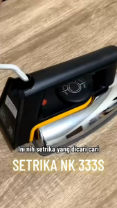 Setrika Listrik Niko NK 333S Dry Iron Anti Lengket Daya 300 Watt Bodi Anti Panas Setrika Niko NK333S