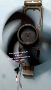 KIPAS ANGIN BLOWER AC 2PK/4 DAUN/HEMAT LISTIK/TINGGAL COLOK/FREE COLOKAN ON OFF