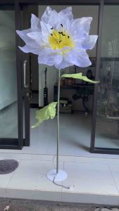 Aksesoris Bunga Lampu Motif Bunga Teratai Dekorasi Pelaminan