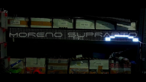 Led Strobo Kaca 4 Baris Text & Kualitas Tinggi