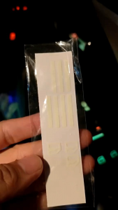 Stiker Tombol Jendela Mobil Saklar Switch Pintu Glow In The Dark Universal MS