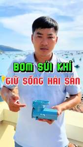 Combo Máy Sủi khí Oxy Resun MPQ-903 Chạy Bằng Bình Ắc Quy +12m Dây oxi Và 6 Cuc Sủi 12V. Phụ Kiện Hồ Cá Máy Sủi Khó Oxy Resun