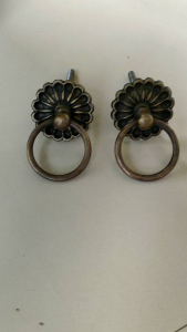 Tarikan Pintu Gebyok Kuningan Motif Gby 045 Antik 2 Pcs