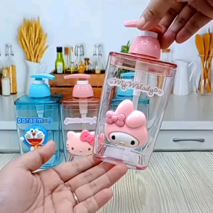 Pump Karakter / Tempat Sabun / Tempat Shampoo / Pink Karakter Lucu