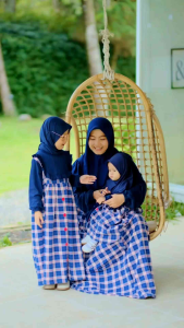 PAKAIAN COUPLE SARIMBIT FAMILY SETELAN KOKO CELANA ANAK DAN KOKO DEWASA COUPLE RAGGAKIDS KODE 59 NAVYT