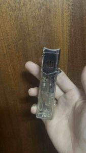 [HCM] Bật Lửa Gas Khè 4 Tia Trong Suốt Honest Có Đèn Nhấp Nháp Độc Đáo - Lạ Mắt