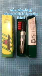OBENG KETOK IMPACT SET 5 PCS TAIWAN BERKUALITAS / IMPACT SCREWDRIVER SET TW