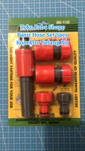 SAMBUNGAN KONEKTOR SELANG AIR SET ISI (5 PCS) / BASIC HOSE SET BERKUALITAS