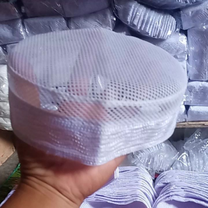 kopiah peci madinah hajir jaring putih