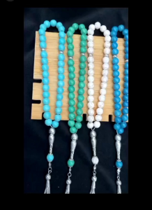 Tasbih Batu 33 Butir Diameter 10mm Tasbih Sholat Batu TB33009