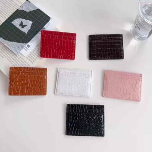 Fashionkaki Dompet Kad Perempuan Beg Duit Pemegang Kad Kulit Tinggi Ultra-Thin Crocodile Card Holder Wallet Purse 008