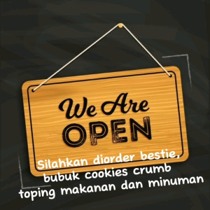 Bubuk cookies crumb tambahan topping 1kg halus dan kasar