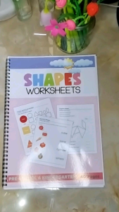 Shapes Lesson and Worksheet for Preschool Kindergarten and Grade q