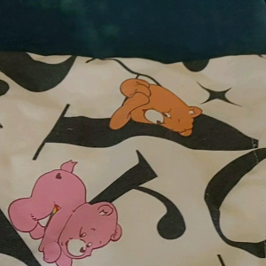 กระเป๋าผ้าแคร์แบร์หมีลายสี