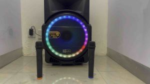 Speaker Portable Soundbest FT-16 soundbest ft-16 15 Inch Include 2 Mic Wireless