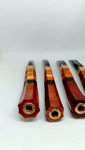 Once cangklong kayu nogosari motif blimbing segi 6 16cm M244