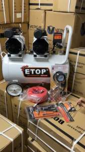 ETOP ลดราคา ปั๊มลมออยฟรี XH60050L ระบบ 2 มอเตอร์ รสชาติ 6 อย่าง มี ปลั๊กไฟ ราคาที่มีประสิทธิภาพ