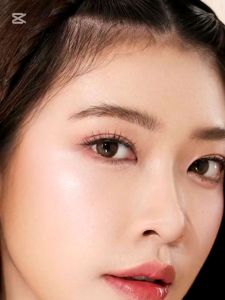 Softlens Eyesm Dollring Anne Brown Dia. 14.2 mm Normal & Minus ( -0.50 s/d -6.00 ) Natural Soflens