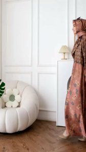 Set Hijab Gamis Busui Motif Simple Kekinian & Edisi Aludra Dress